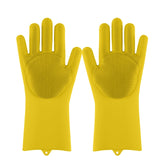 Rubber Scrub Gloves