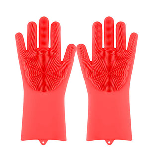 Rubber Scrub Gloves