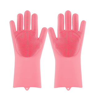 Rubber Scrub Gloves