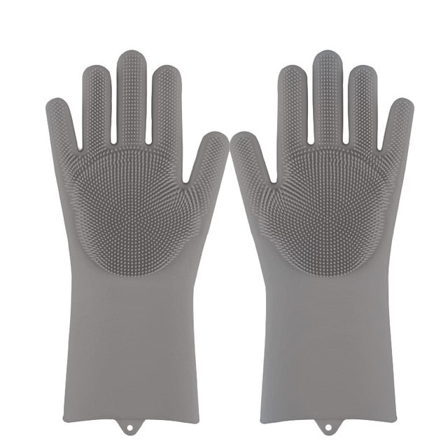 Rubber Scrub Gloves