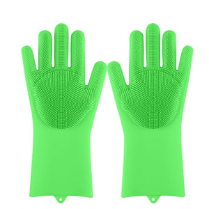 Rubber Scrub Gloves
