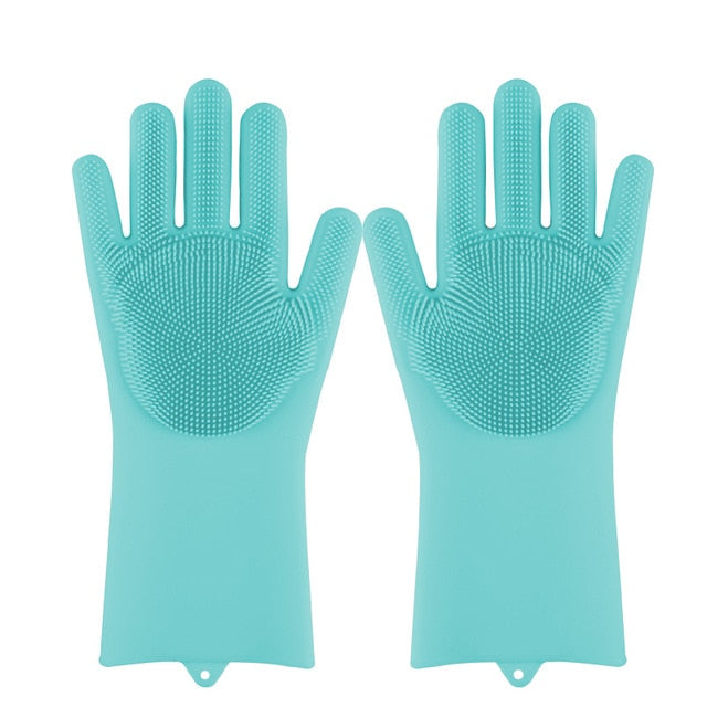 Rubber Scrub Gloves